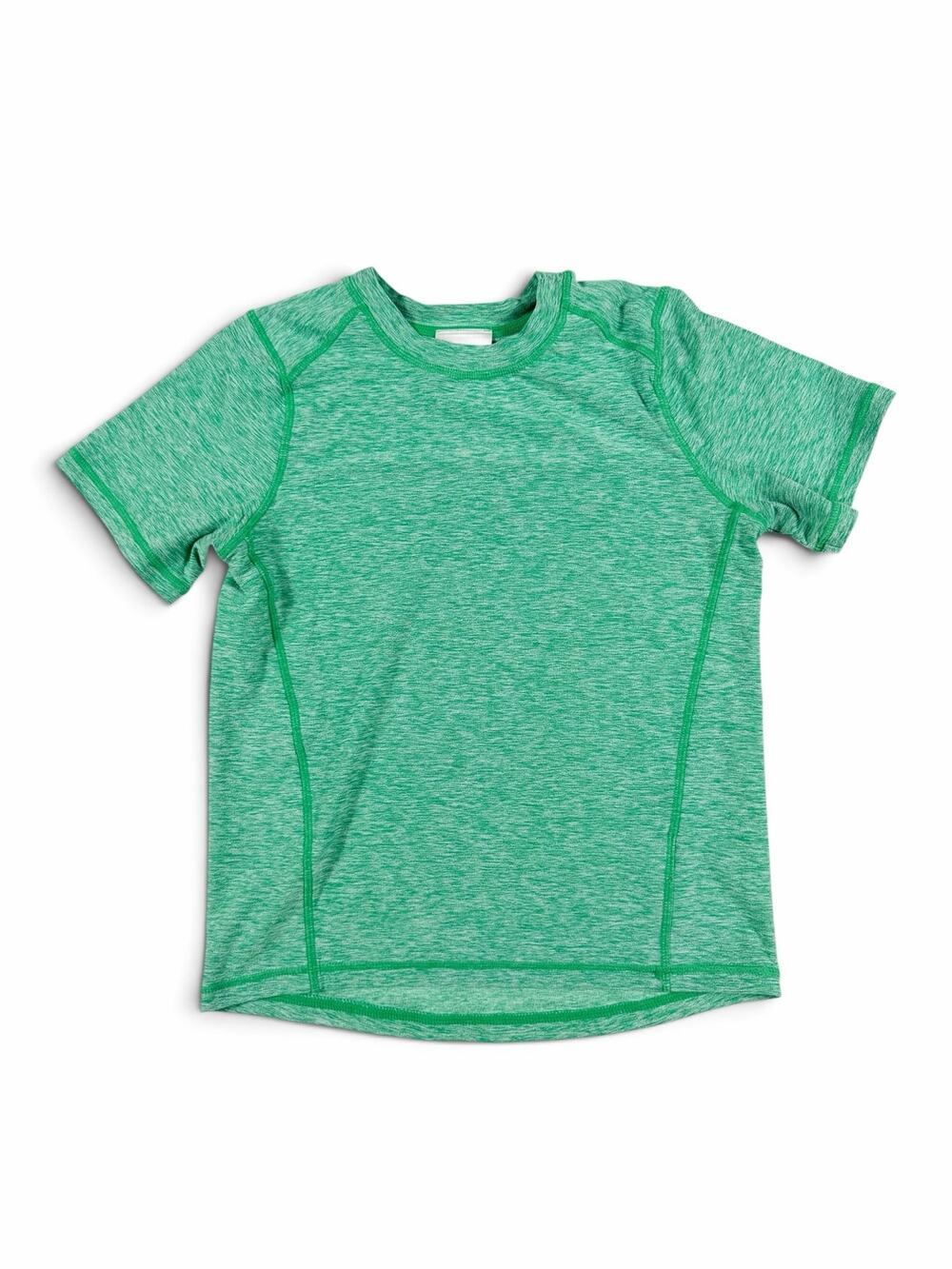 Hanna Andersson Active T-Shirt Green Heather Performance Athletic Size 8